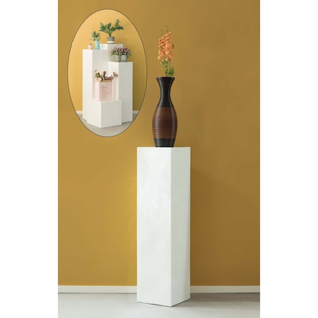 Uniquewise Display Cube Decorative Pillar Column Flower Stand Wedding Pedestal - 13" W x 51.2" H QI003858-51